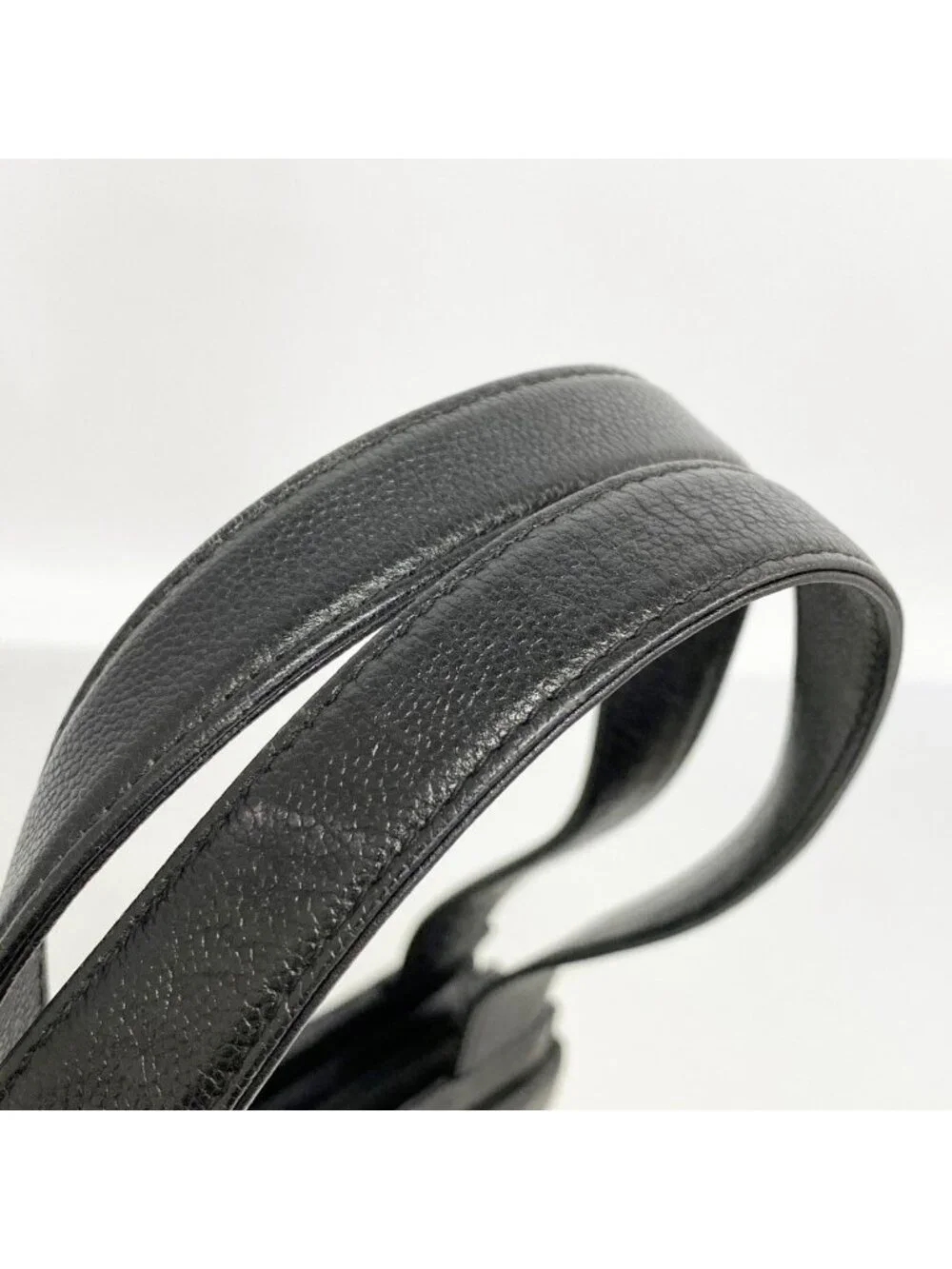 Chanel Handbag Caviar Leather Black Cles Dies